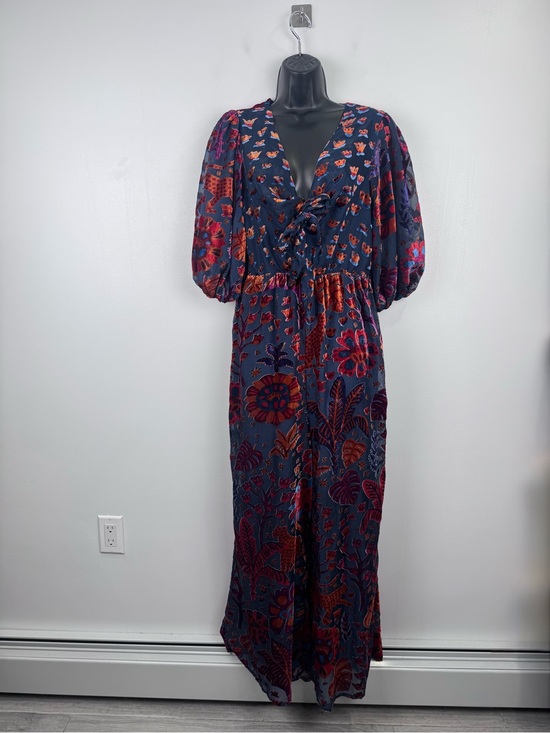 FARM Rio Dresses & Skirts - Farm Rio Women Jaguar Velvet Jumpsuit Size Medium